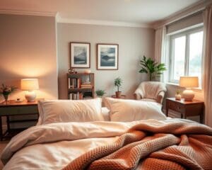 Was macht ein Schlafzimmer sofort gemütlicher?