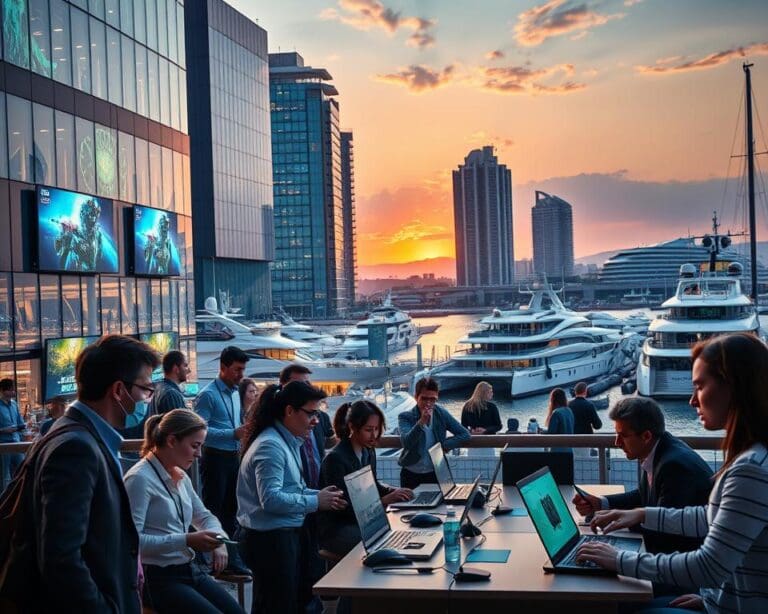 Wodurch wächst die Gaming-Industrie im Techhafen?