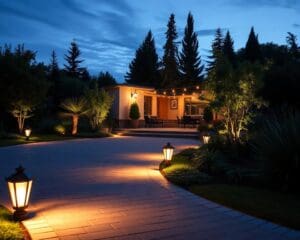 Beleuchtung für Einfahrten und Terrassenbereiche
