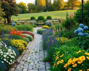 Bepflanzungsideen für lange Gartenwege