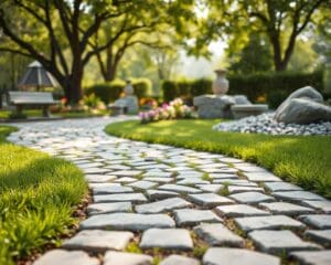 Steinmuster für harmonische Gartenflächen