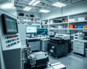 Technische Ausstattung für hohe Präzision