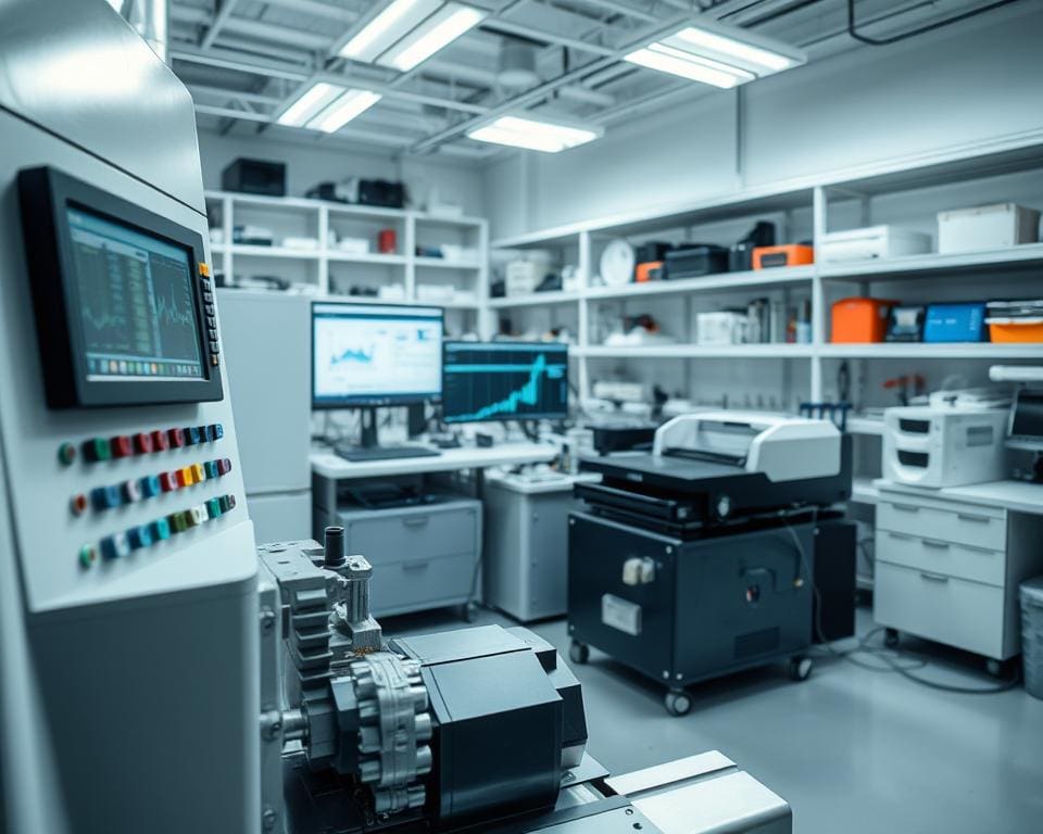 Technische Ausstattung für hohe Präzision