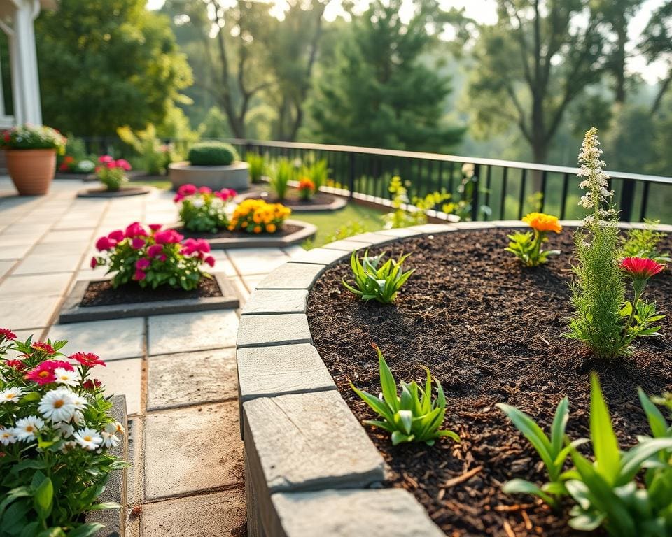 Terrassenkanten sauber und stabil anlegen