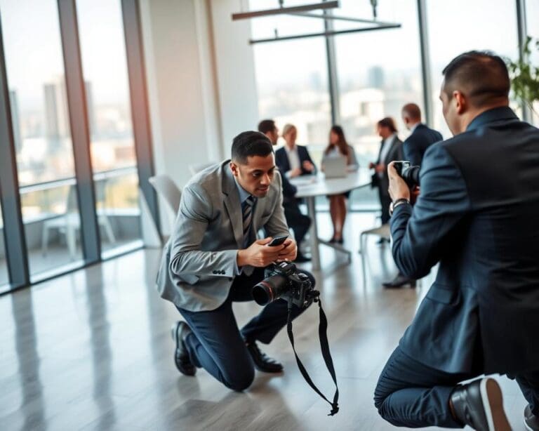 Wie arbeitet ein Fotograf für Geschäftskunden?
