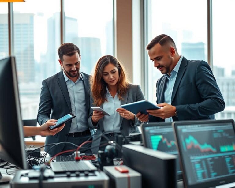 Wie beeinflusst Technik den Arbeitsfluss?