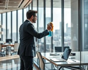 Wie unterstützt ein Glasreiniger Unternehmen?