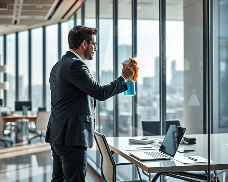 Wie unterstützt ein Glasreiniger Unternehmen?