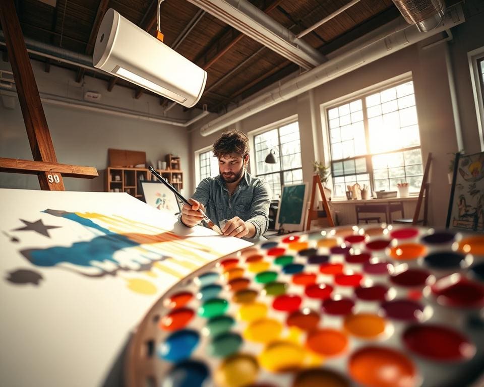 Wie kombiniert man Licht und Farbe?