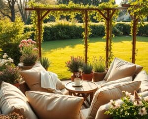 Wie schaffst du Komfort im Garten?