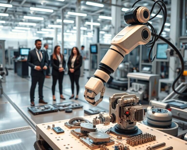 Wie unterstützen Roboter präzise Arbeitsabläufe?